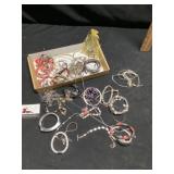 Costume, jewelry, bracelets, and necklaces