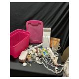 Tote of home decor