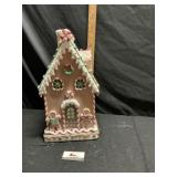 Lighted gingerbread house needs batteries