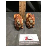 Squirrel salt and pepper shakers