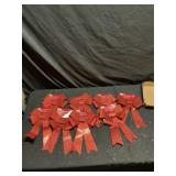 Red holiday bows