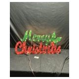 Merry Christmas light approximately 39" x 18ï¿½
