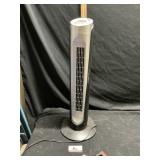Home oscillating fan approximately 32 inches tall