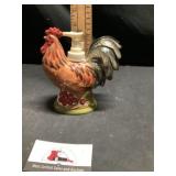 Ceramic chicken, hand soap pump