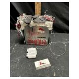 Lighted beatsync Santa decor needs batteries