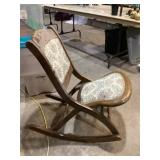 Rocking chair foldable
