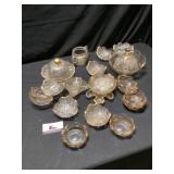 Gold trim dishes