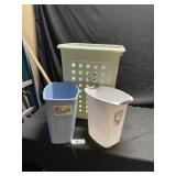 Laundry and garbage baskets