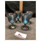 Carnival glass glasses