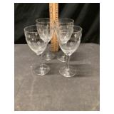 Etched glasses