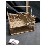 Wicker organizer