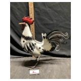 Metal chicken decor