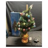 Fiber optic 3 foot Christmas tree