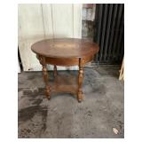 In laid table approximately 22 x 28 x 22 tall