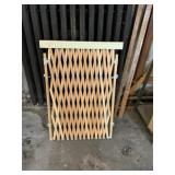 Extendable fence approximately 32 inches tall