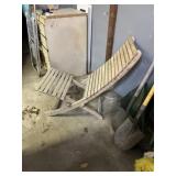 Wooden folding chair