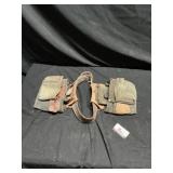 Leather tool belt with pouches