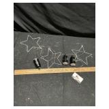 Lighted holiday stars need batteries