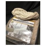 White goose down fiber king size