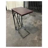 Side table approximately 8 1/2 x 12 x 21 tall