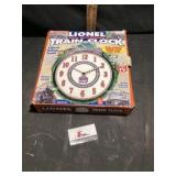 Lionel train clock
