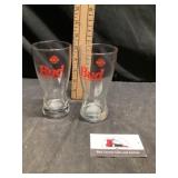 Bud King of beers glasses
