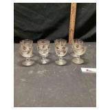 Vintage mid-century, Libby golden foliage f