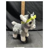 Animated goat takes batteries works