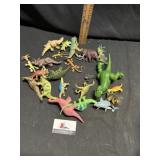Plastic dinosaur toys