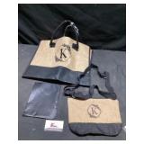 Burlap style bags new