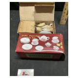 17 piece porcelain tea set