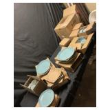 8 ridge Stoneware dishes