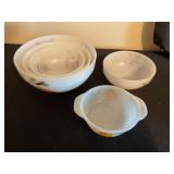 Fire king nesting bowl set