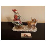 Ornate foil Santa