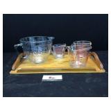 Class Measuring Cups & Tray