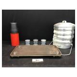 Coleman Griddle Picnic Basket & Misc