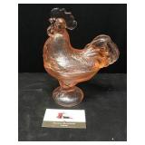 Pink Glassware Rooster