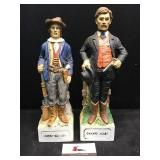 Wyatt Earp and Billy The Kid Decanters