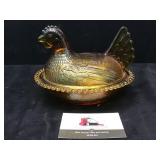 Amber Nesting Chicken