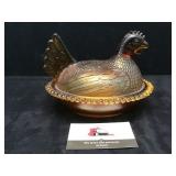 Amber Nesting Chicken