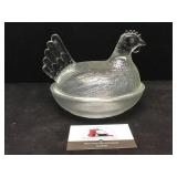 Glass Nesting Chicken