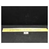 Casey IA Advertiser Yardsticks