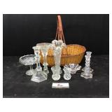 Basket & Glassware