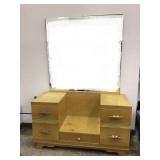 Vanity with Mirror & Stool