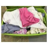 Tote of Towels & Linens