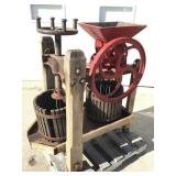 Large Superior Drill Co. cider press