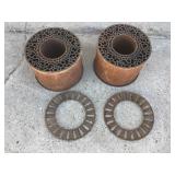 Stove pipe heat exchangers