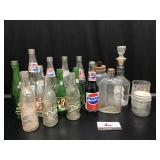 Pop Bottles & Misc Jars