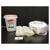 Mixing & Measuring Bowls, Rubbermaid, & Orka Mits