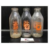 Burdens and Hi LAN dairy Bottles